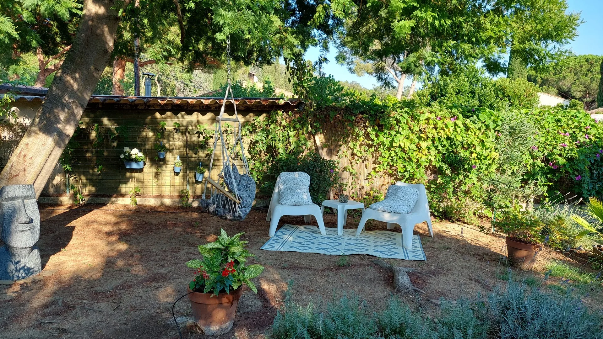 500 m² bewaldeter Garten mit Terrasse, Villa Les Mimosas in Bormes-les-Mimosas